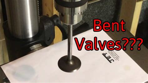 how to test bent valves